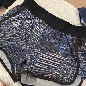 Salt Life Women's Athletic Shorts in Black and Blue